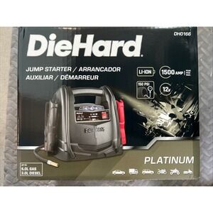 DieHard PLATINUM 1500A 12V Li-Ion Jump Starter Compressor DH0166 NEW